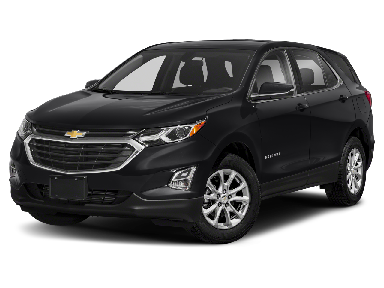 2019 Chevrolet Equinox LT in Nightfall Gray Metallic — front three-quarter view