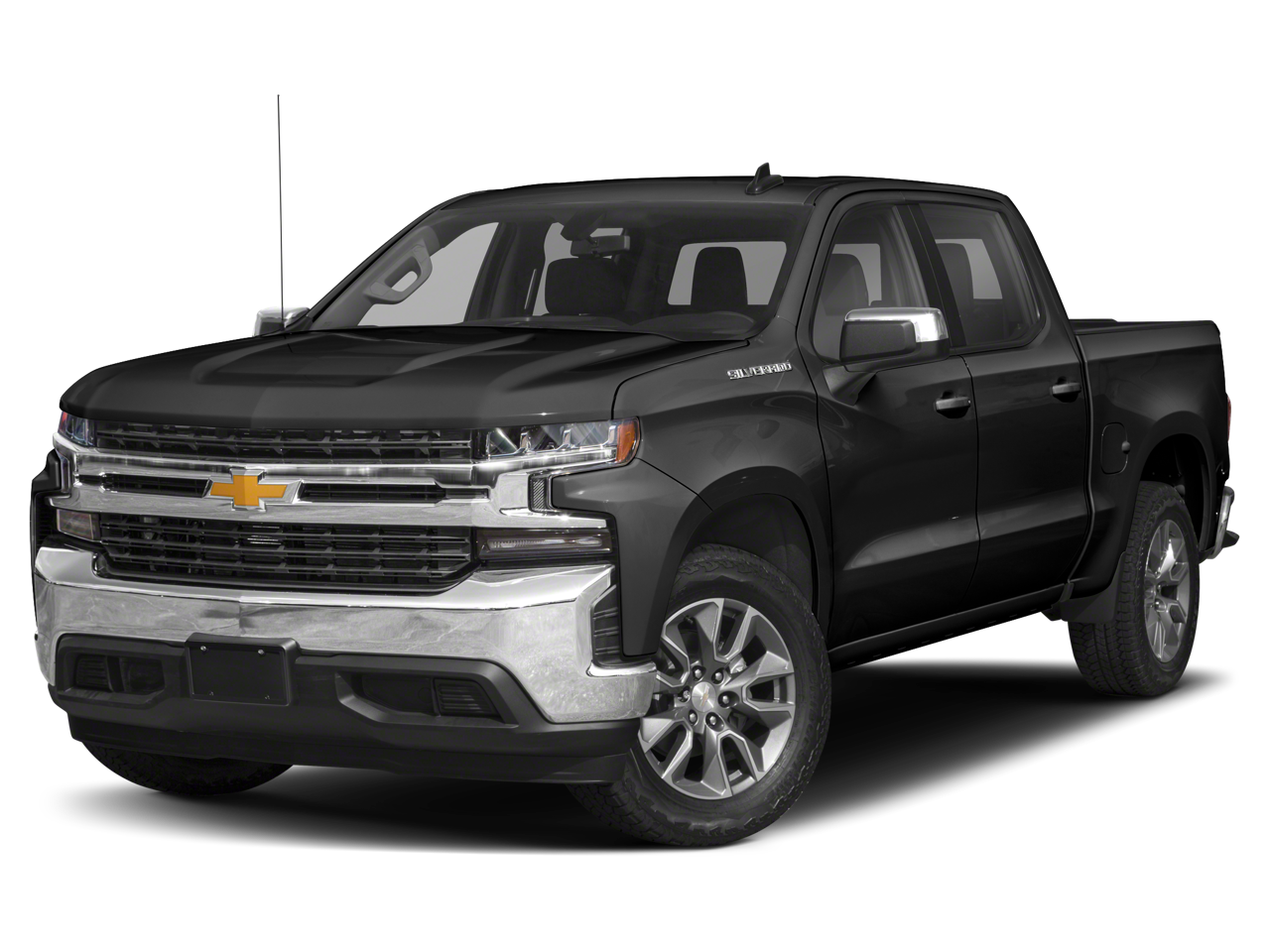 2021 Chevrolet Silverado 1500 RST in Shadow Gray Metallic — front three-quarter view