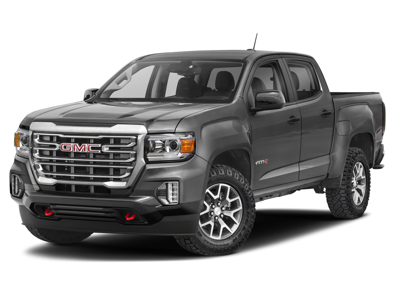 2021 GMC Canyon 4WD AT4 w/Cloth in Onyx Black — front three-quarter view