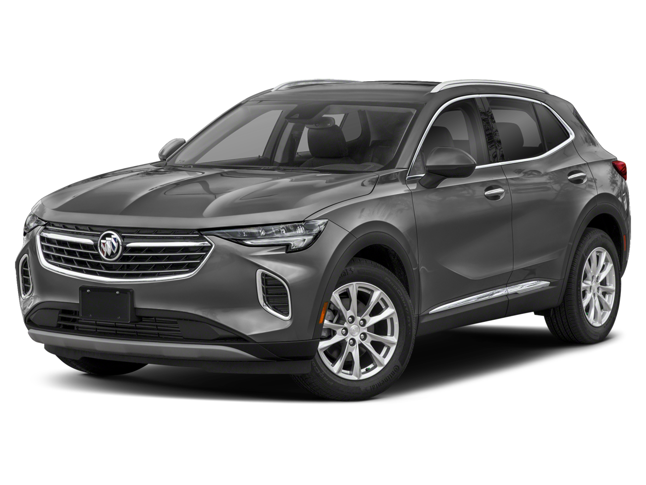 2023 Buick Envision Essence in Ebony Twilight Metallic — front three-quarter view