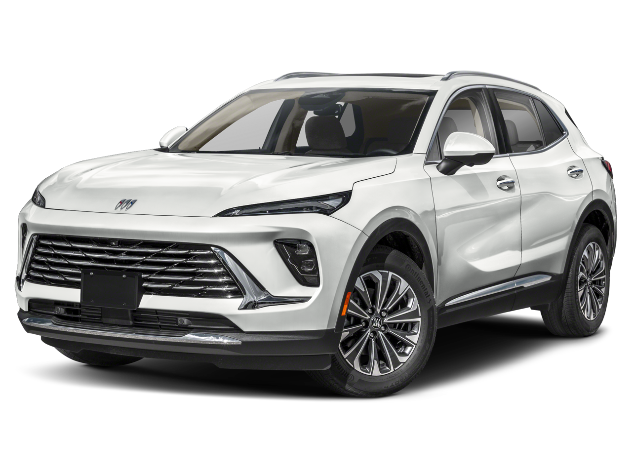 2024 Buick Envision Preferred in Ebony Twilight Metallic — front three-quarter view