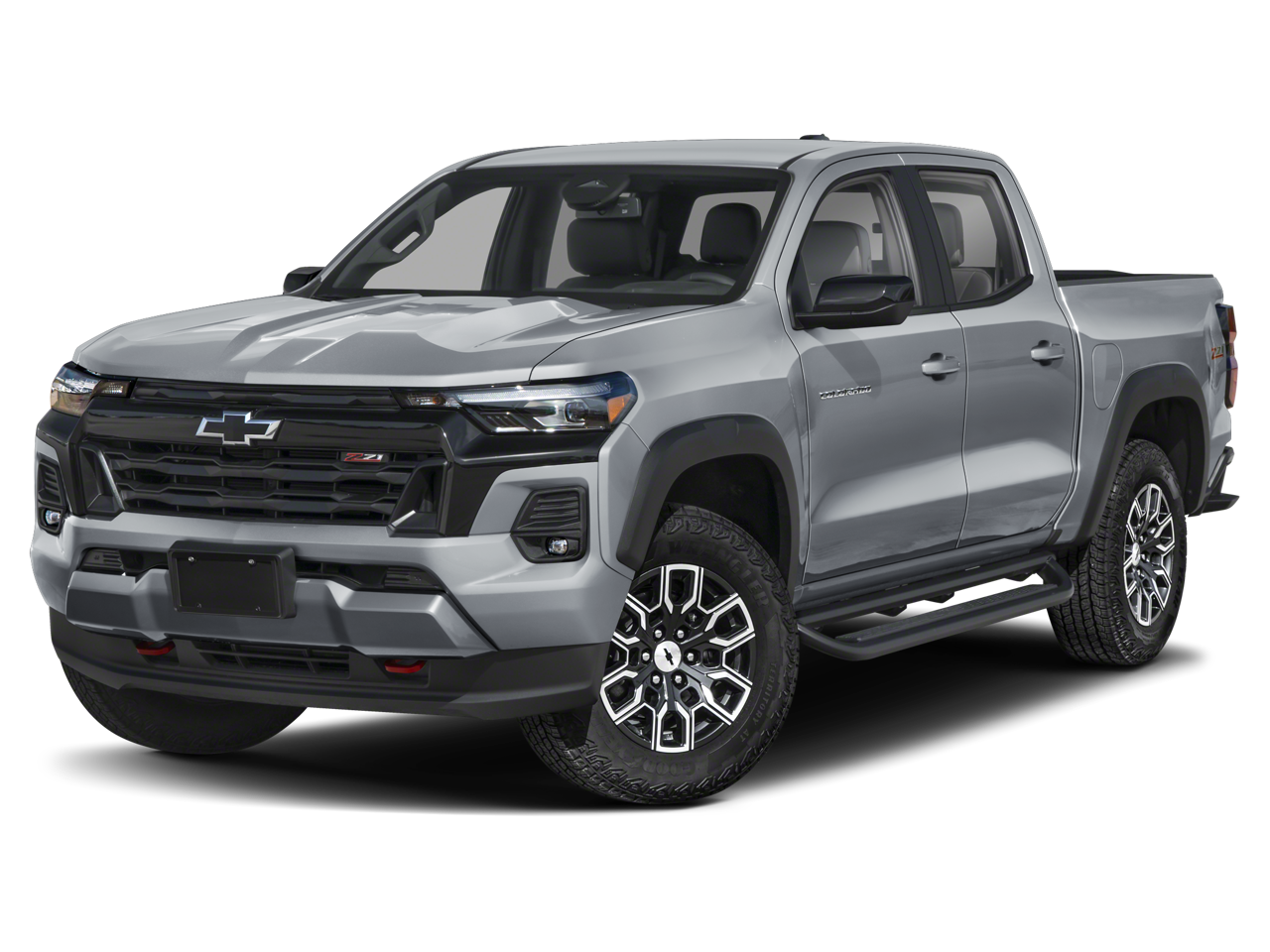 2024 Chevrolet Colorado Z71 in Summit White — front three-quarter view