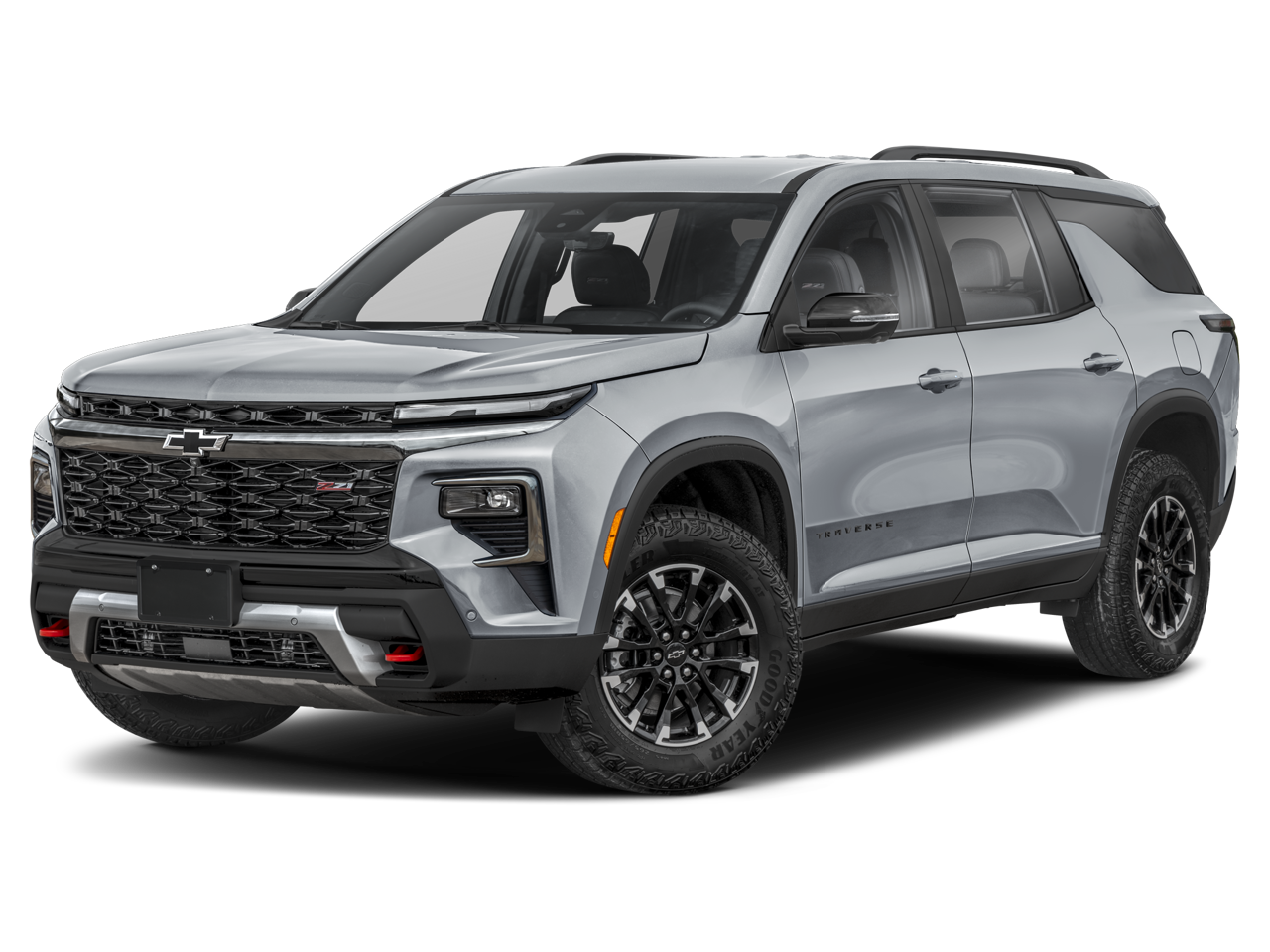2025 Chevrolet Traverse High Country in Radiant Red Tintcoat — front three-quarter view