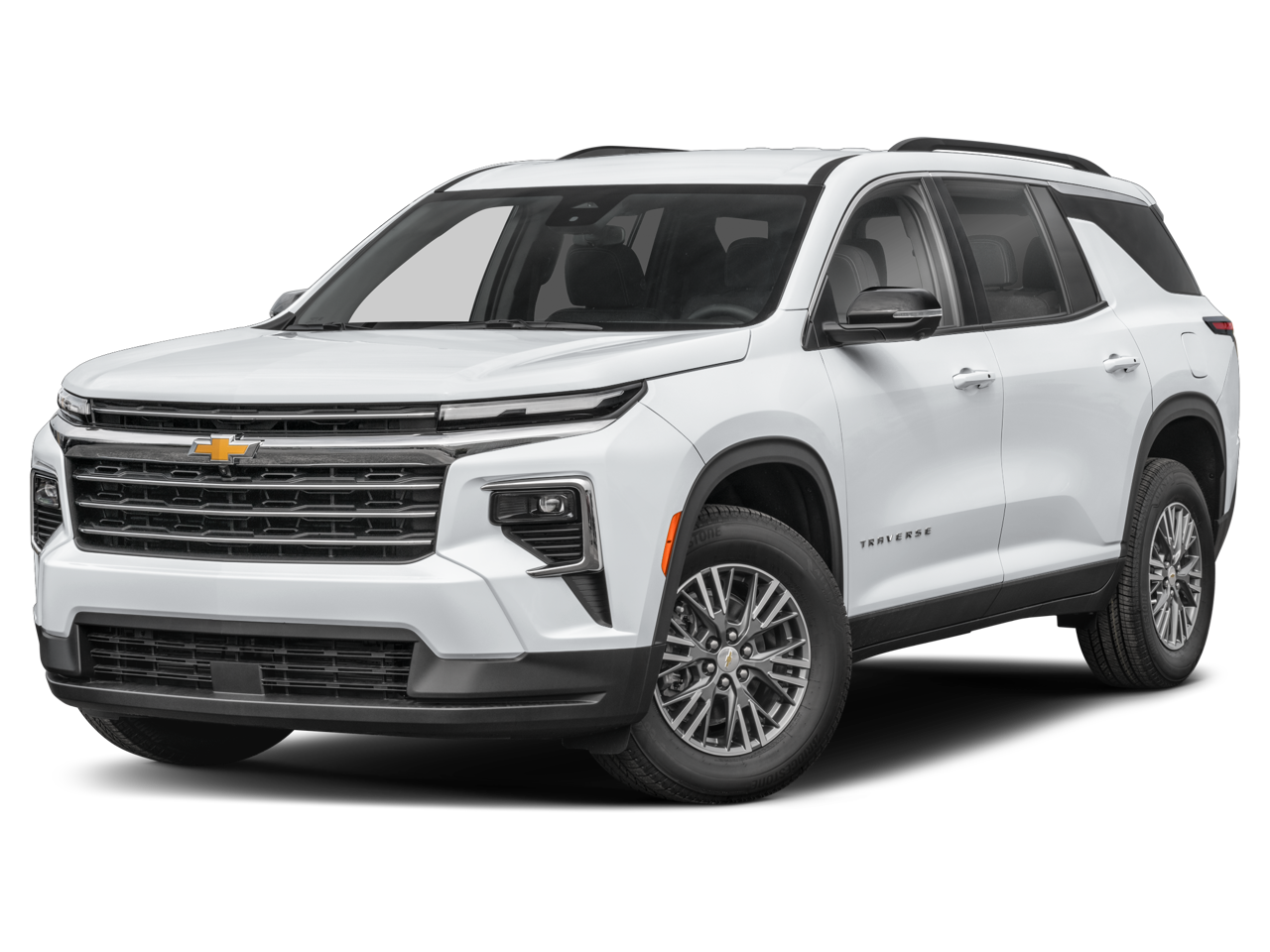 2026 Chevrolet Traverse LT in Sterling Gray Metallic — front three-quarter view