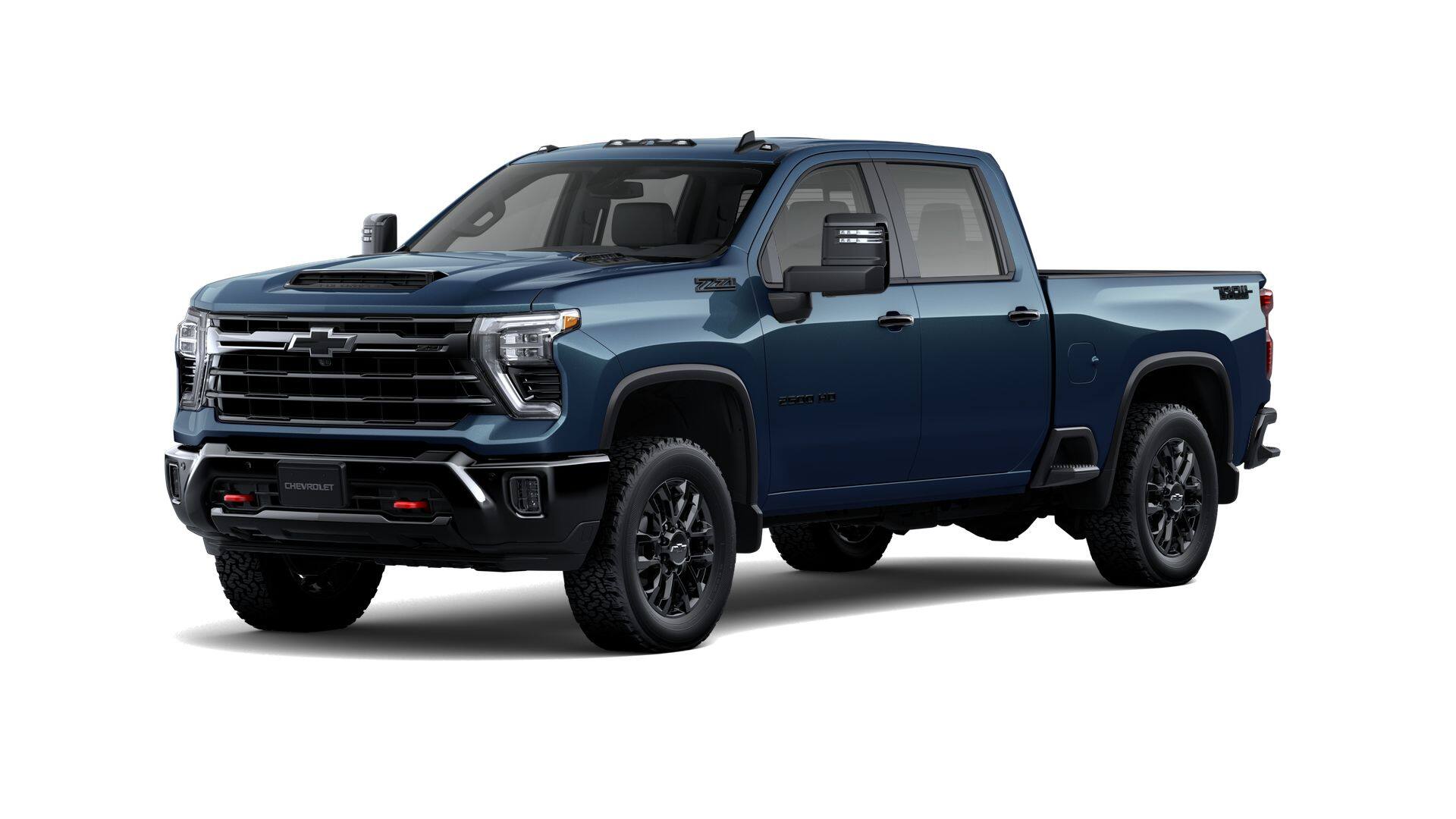 2026 Chevrolet Silverado 2500 HD LT in Lakeshore Blue Metallic — front three-quarter view