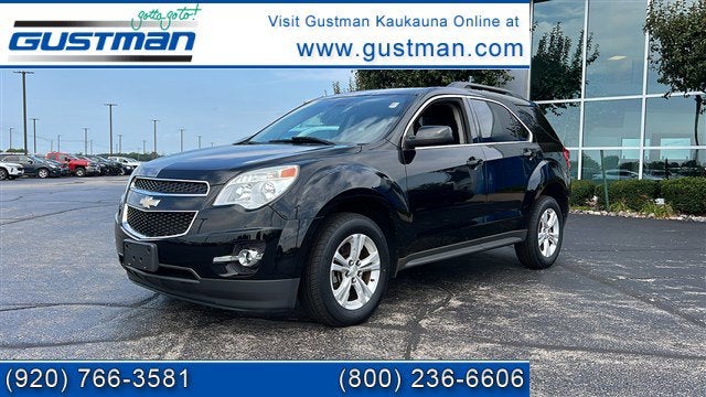 2015 Chevrolet Equinox LT in Black — front three-quarter view