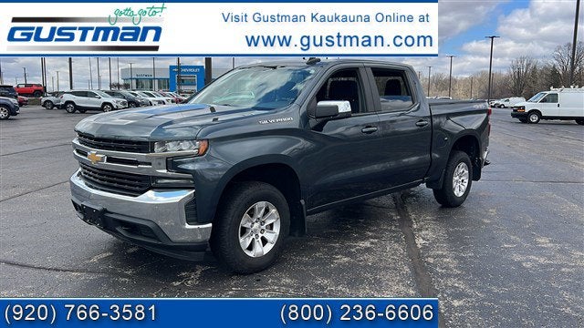2019 Chevrolet Silverado 1500 LT in Shadow Gray Metallic — front three-quarter view