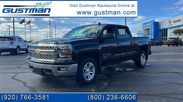 2015 Chevrolet Silverado 1500 LT in Black — front three-quarter view