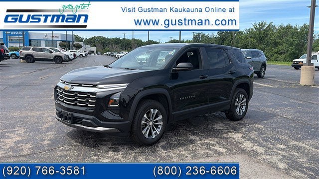 2026 Chevrolet Equinox LT in Mosaic Black Metallic — front three-quarter view