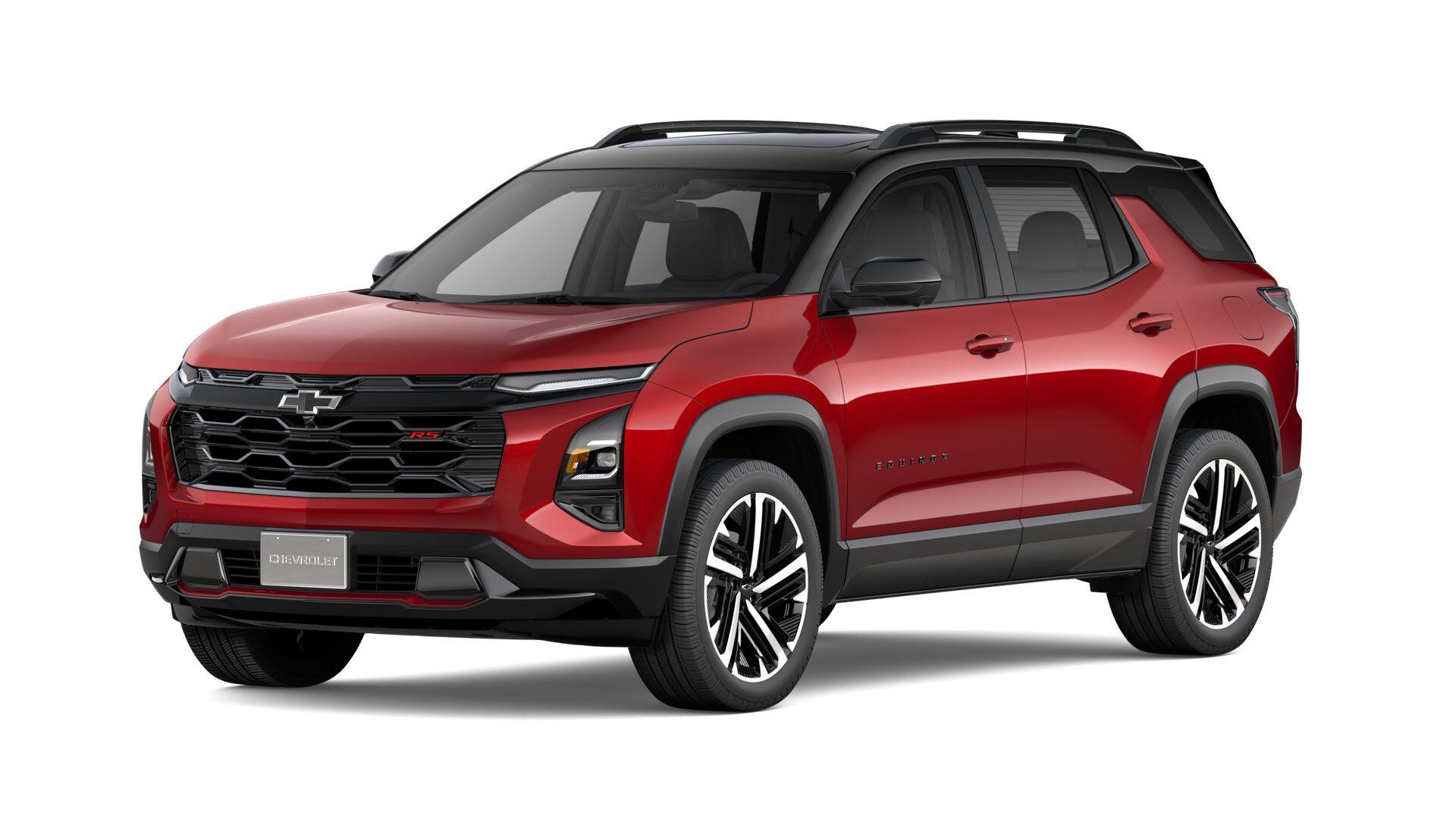 2027 Chevrolet Equinox AWD RS in Radiant Red Tintcoat — front three-quarter view