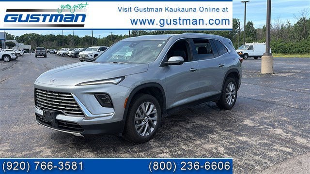 2026 Buick Enclave Preferred in Moonstone Gray Metallic — front three-quarter view