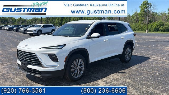 2026 Buick Enclave Preferred in Summit White — front three-quarter view