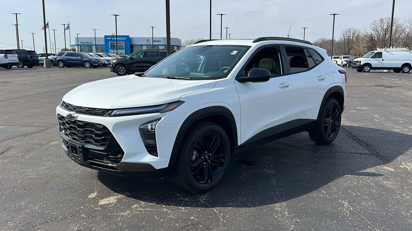 2026 Chevrolet Trax ACTIV in Summit White — front three-quarter view