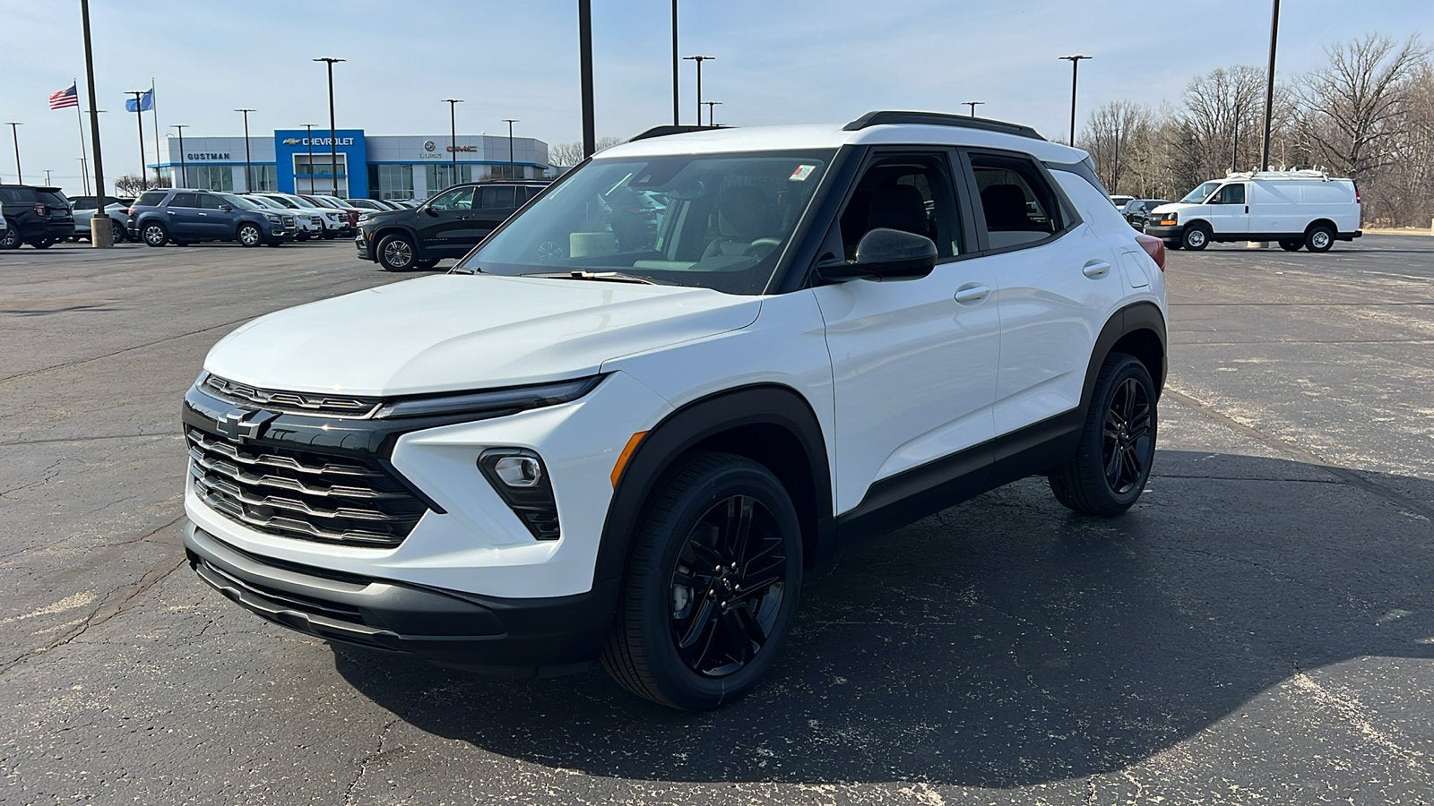 2026 Chevrolet Trailblazer LT in Summit White — front three-quarter view